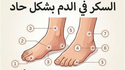 7 علامات واضحة في القدمين تدل على ارتفاع السكر في الدم… انتبه قبل فوات الأوان