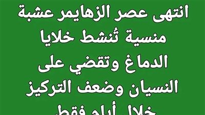 منشط طبيعي للذاكرة