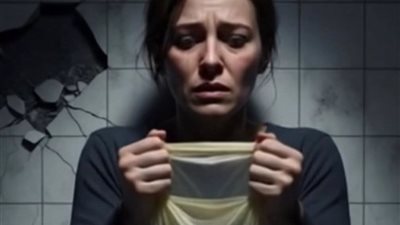 بينما كان زوجي خارج المنزل قال لي حماي أن أكسر البلاطة خلف المرحاض وما وجدته هناك أرعبني 