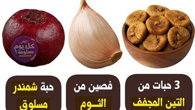 التين المجفف والشمندر