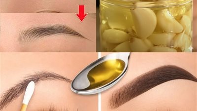 كيف تُنمين حاجبيك ورموشك في 7 أيام باستخدام الثوم وزيت طبيعي