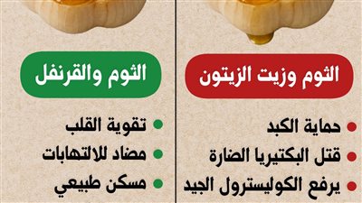 🧄 الثوم + زيت الزيتون